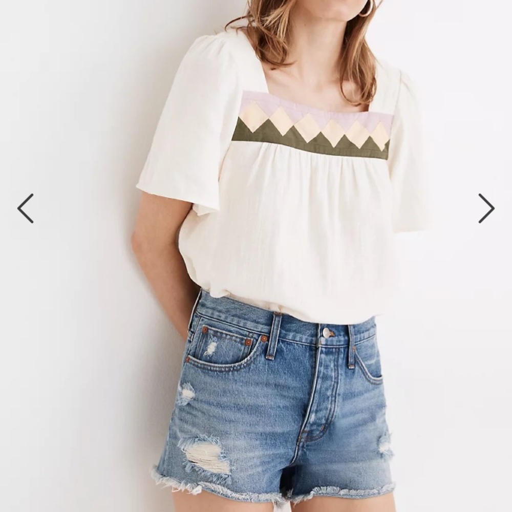 Madewell Relaxed Denim Shorts Size 27. NWT.
